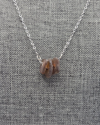 Trio Necklace, Brown