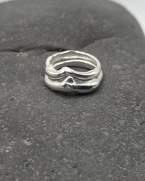 Ripple Rings, size 6