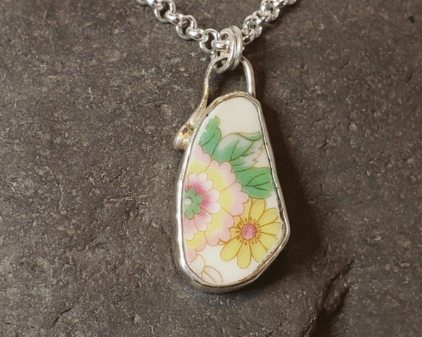 In The Garden Necklace, 18" chain
